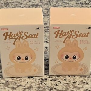 Pop Mart Labubu Have A Seat Doll - Cream